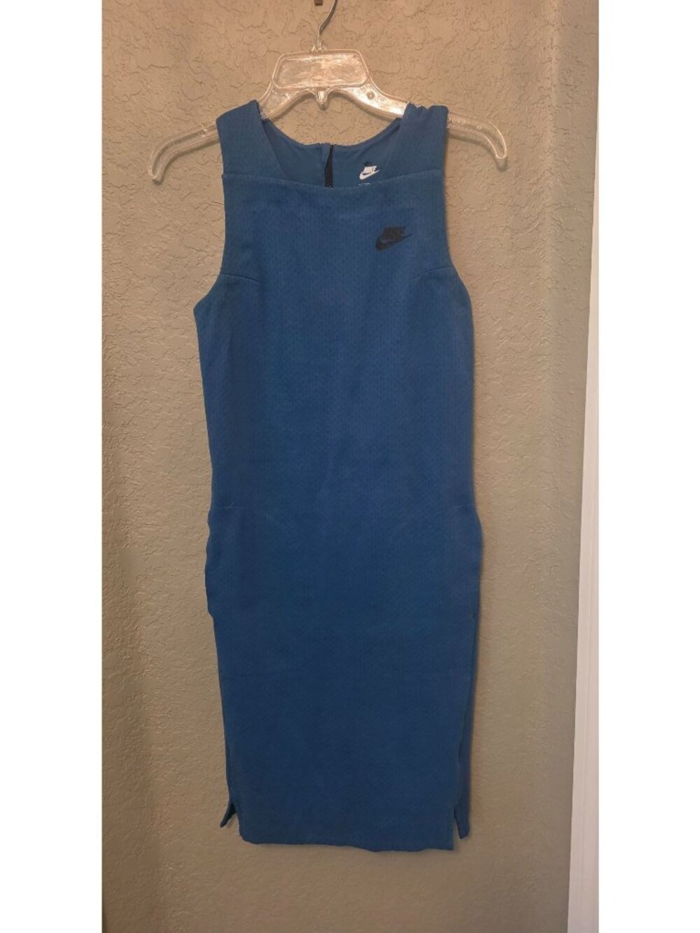Nike Sportswear Tech Blue Midi Dress size XS GUC